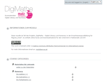 Tablet Screenshot of moodle.digimathe.maiz.at